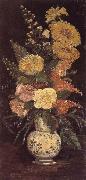 Vincent Van Gogh, Vase with Asters ,Salvia and Other Flowers (nn04)